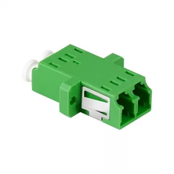 LogiLink FA02LC6 Šķiedru optikas adapteris LC Duplex – atloka montāžai, zaļš (12 gab. iepakojumā)