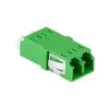 LogiLink FA03LC5 LC Duplex šķiedras adapteris, bez atlokiem, zaļš – 12 gab.