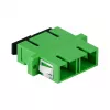 LogiLink optiskās šķiedras adapteris SC Duplex, 12 gab., ar atloku, zaļš