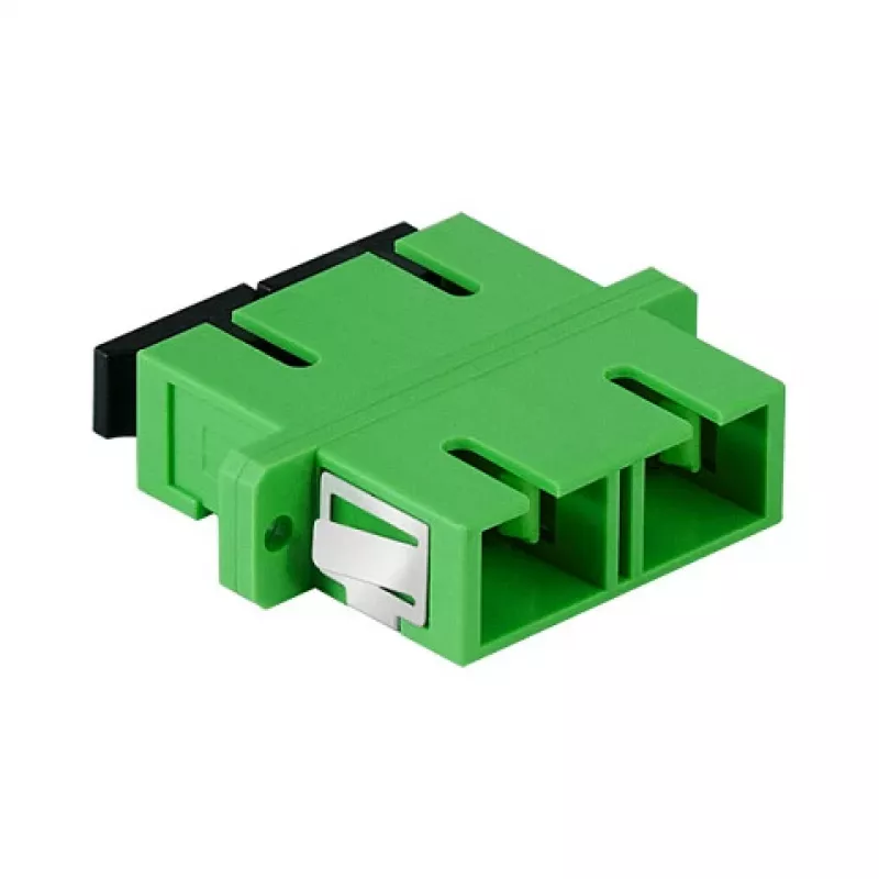 LogiLink optiskās šķiedras adapteris SC Duplex, 12 gab., ar atloku, zaļš