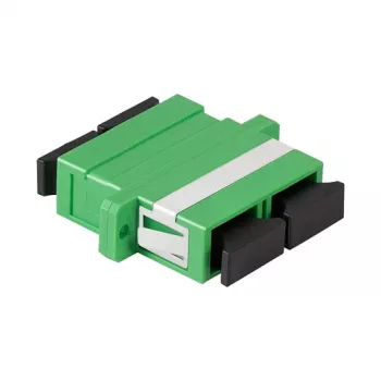 LogiLink optiskās šķiedras adapteris SC Duplex, 12 gab., ar atloku, zaļš
