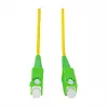 LogiLink Fiber Optic Patch Cable – Simplex, OS2 SM G.657.A2, SC/APC to SC/APC, 1 m, Yellow