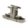 LogiLink lauka savienojams RJ45 savienotājs Cat.6A STP 10G, bez instrumentu IDC, cinka spiedliešana, AWG 22-26, sudraba