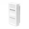 LOGILINK Franču sejas plāksnes modulārais ieliktnis 22,5x45 mm, balts