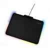 LogiLink ID0155 RGB spēļu peles paliktnis – silikona virsma, neslīdoša gumijas pamatne, USB-A barošana, 36x26cm, melns