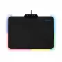 LogiLink ID0155 RGB spēļu peles paliktnis – silikona virsma, neslīdoša gumijas pamatne, USB-A barošana, 36x26cm, melns