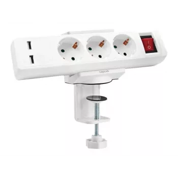 LOGILINK KAB0067 galda stiprinājuma kabeļu organizators – melns tērauds, 600 mm