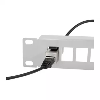 LOGILINK Keystone savienotājs Cat.5e STP, 2xRJ45, metāla, ekranēts