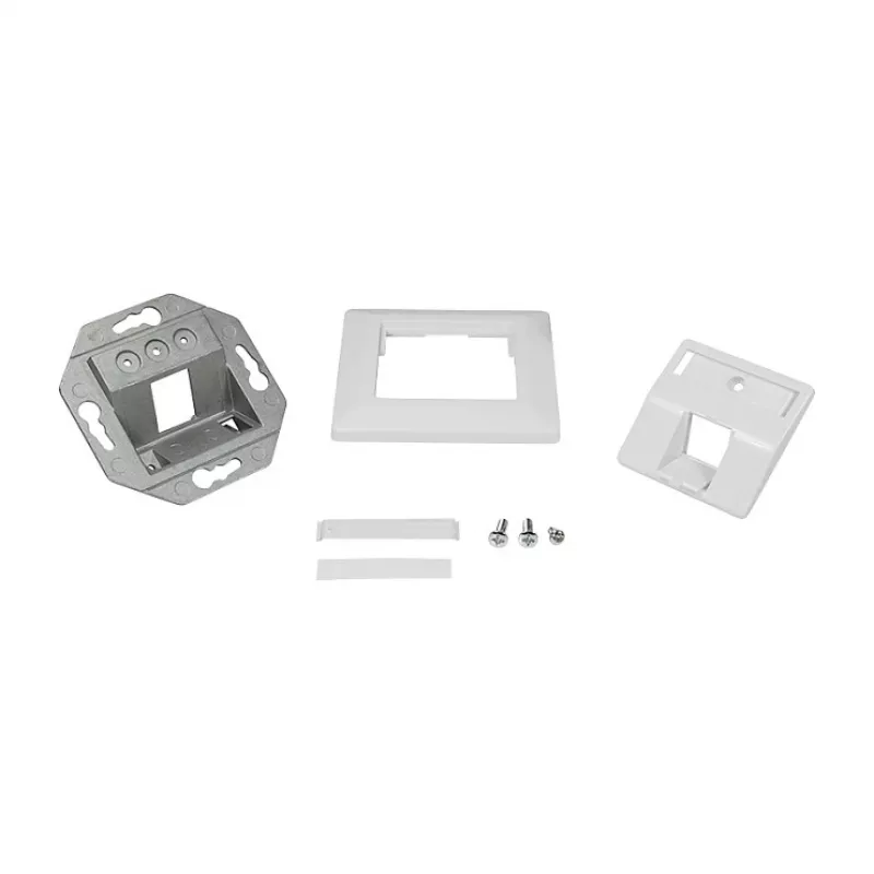 LogiLink Keystone sienas panelis 45° 1 modulim, signālbalts