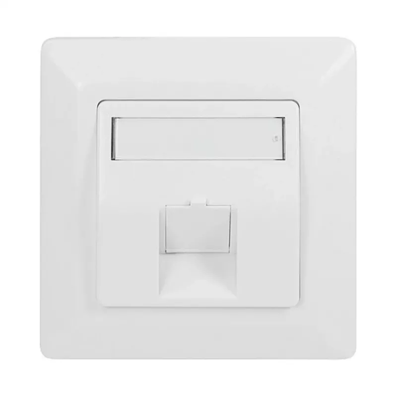 LogiLink Keystone sienas panelis 45° 1 modulim, signālbalts