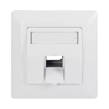 LogiLink Keystone sienas panelis 45° 1 modulim, signālbalts