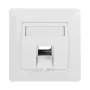 LogiLink Keystone sienas panelis 45° 1 modulim, signālbalts
