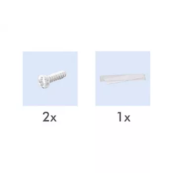 LogiLink Keystone rāmis 2 moduļiem, izvirzīts, UP/50, tīri balts
