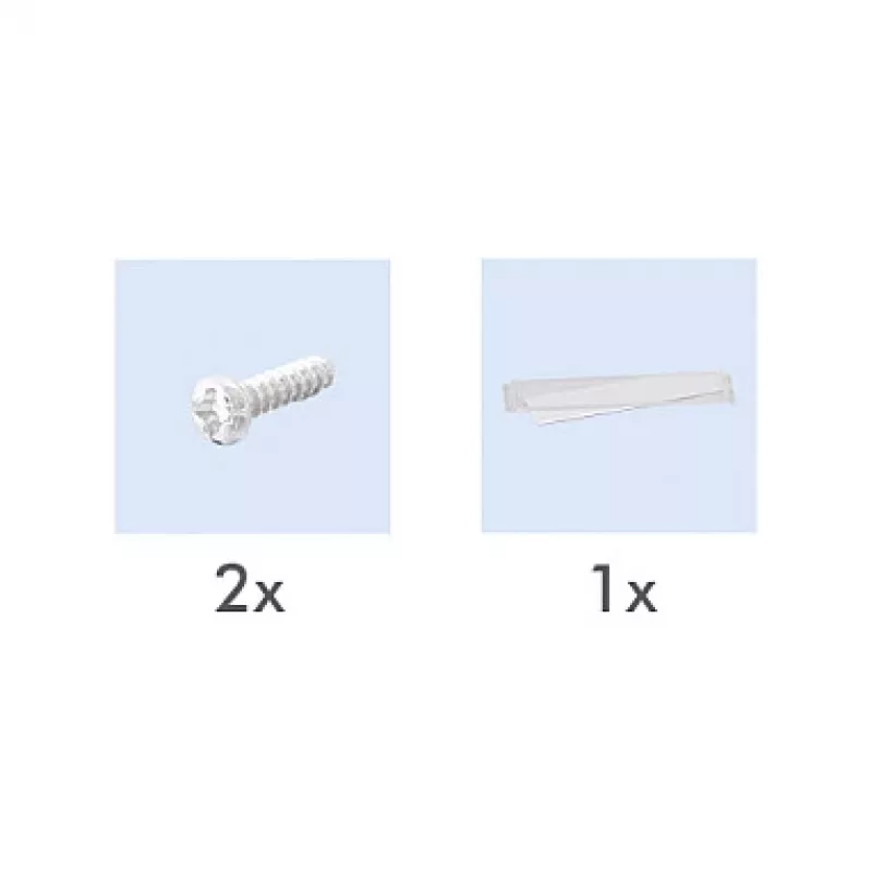 LogiLink Keystone rāmis 2 moduļiem, izvirzīts, UP/50, tīri balts
