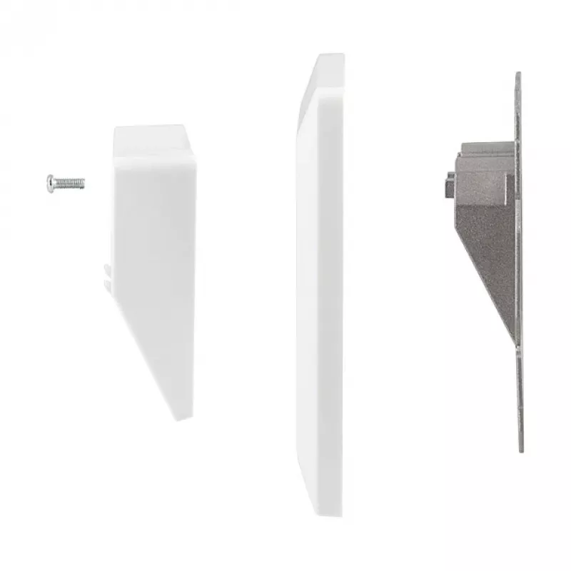 LogiLink Keystone rāmis 2 moduļiem, izvirzīts, UP/50, tīri balts