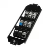 Logilink Keystone grīdas kastes ieliktnis 3 x 3 Keystone moduļiem, melns
