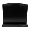 LOGILINK LC902GE KVM konsole ar 19 collu LCD ekrānu, VGA, vācu tastatūras izkārtojums
