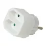 LogiLink LPS218 Euro kontaktligzdas adapteris ar 2 ligzdām, balts