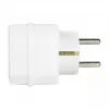 LogiLink LPS221 Schuko uz 2x Euro + 1x Drošības kontaktligzdu adapteris, balts, 16 A, 250 V, 3680 W, bērnu aizsardzība