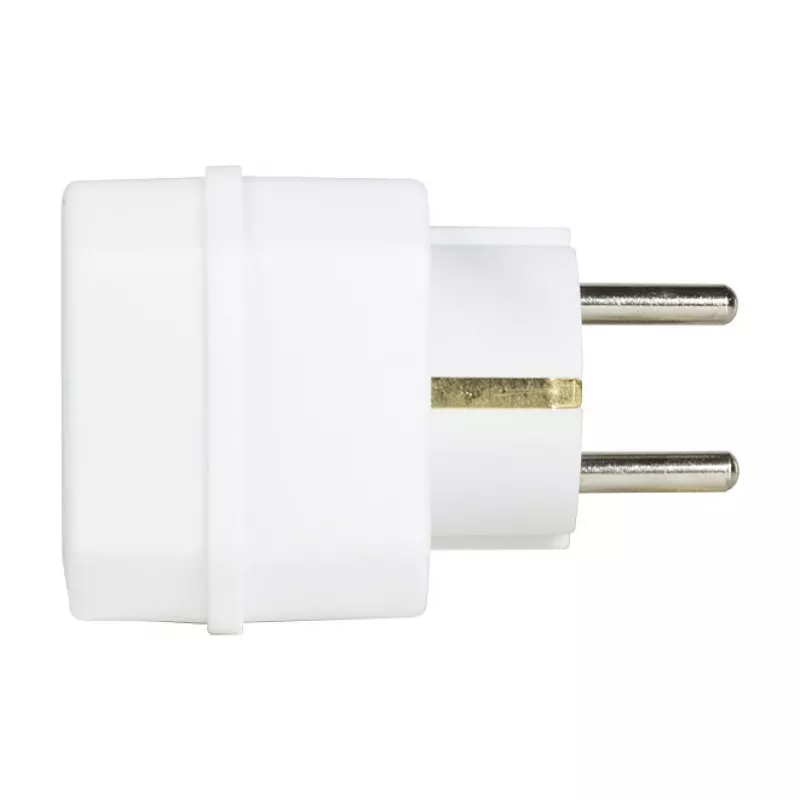LogiLink LPS221 Schuko uz 2x Euro + 1x Drošības kontaktligzdu adapteris, balts, 16 A, 250 V, 3680 W, bērnu aizsardzība