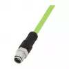 LogiLink M12 CAT6A Industrial Patch Cable, PUR, M12 X-coded to RJ45, 2.00 m