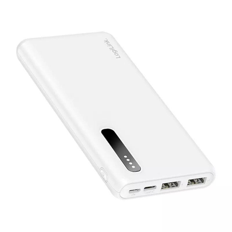 Logilink mobilā ārējā baterija, LiPo, 8000 mAh, balta