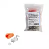 LogiLink Modularais spraudnis RJ45 Cat.6A STP Pass Through, 10 gab. iepakojums