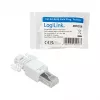 LogiLink Modularais spraudnis RJ45 Cat.6A, UTP, bez instrumentiem, balts