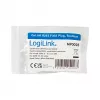 LogiLink Modularais spraudnis RJ45 Cat.6A, UTP, bez instrumentiem, balts