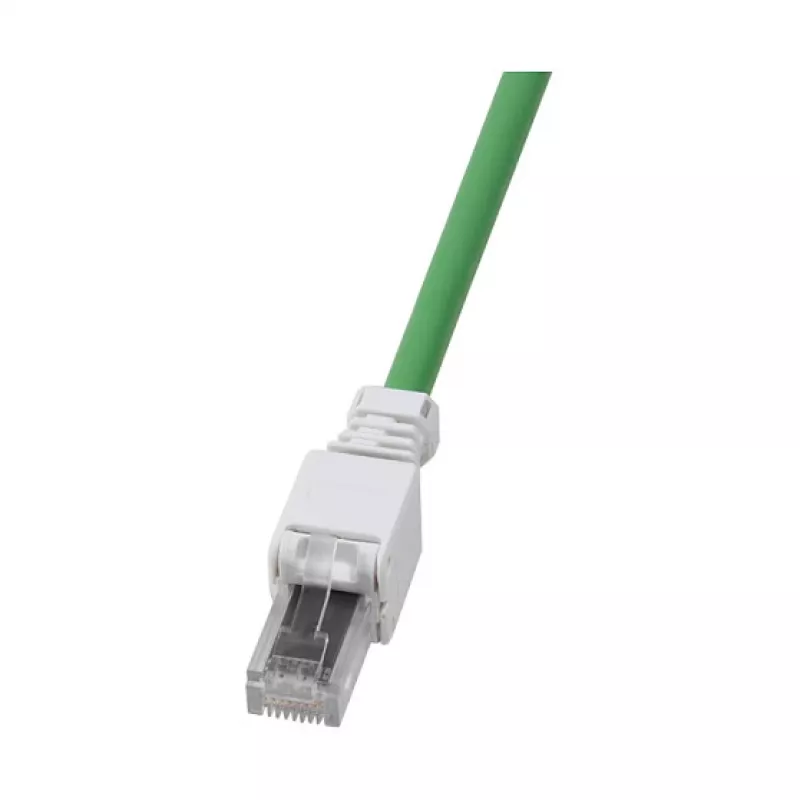LogiLink Modularais spraudnis RJ45 Cat.6A, UTP, bez instrumentiem, balts