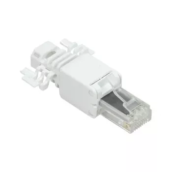 LogiLink Modularais spraudnis RJ45 Cat.6A, UTP, bez instrumentiem, balts