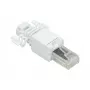LogiLink Modularais spraudnis RJ45 Cat.6A, UTP, bez instrumentiem, balts