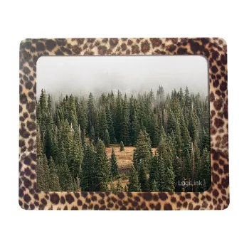 Logilink Peļu paliktnis ar foto rāmi, leopards, īpaši plāns