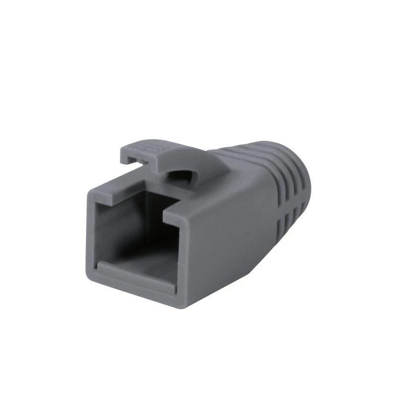 LogiLink MP0035 RJ45 spriedzes samazināšanas uzmavas, pelēkas, 50 gab.