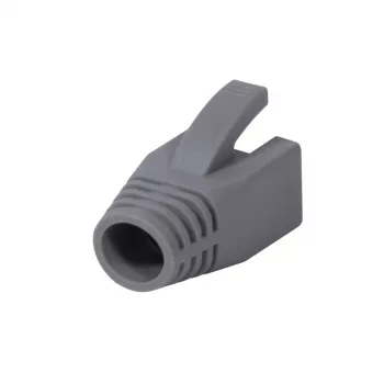 LogiLink MP0035 RJ45 spriedzes samazināšanas uzmavas, pelēkas, 50 gab.