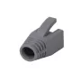 LogiLink MP0035 RJ45 spriedzes samazināšanas uzmavas, pelēkas, 50 gab.
