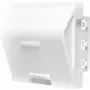 LogiLink NF0011 Iebūvējama sienas kontaktligzdas kārba 1 Keystone modulim, 45 x 45 mm, franču sistēma, balta