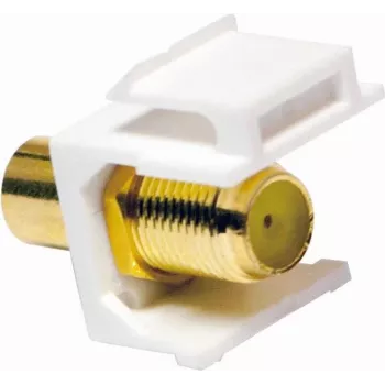 LogiLink NK0026 RCA ligzda uz F tipa ligzda adapteris, dzeltens