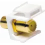 LogiLink NK0026 RCA ligzda uz F tipa ligzda adapteris, dzeltens