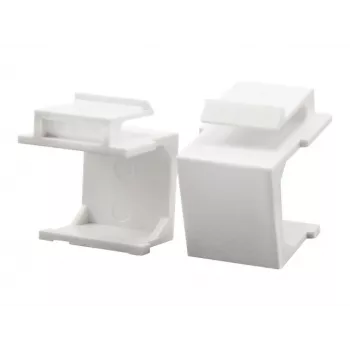 LogiLink NK0090 Keystone tukšais ieliktnis, balts, 10 gabali