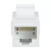 LogiLink NK4012W Cat.6 UTP Keystone savienotājs, 2x RJ45, balts