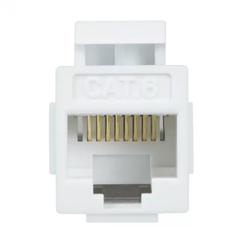 LogiLink NK4012W Cat.6 UTP Keystone savienotājs, 2x RJ45, balts