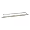 LogiLink NK4039 Keystone komutācijas panelis, 24 porti, 0.5U, ekranēts, pelēks - 19 collu statīva montāža