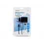 LogiLink PA0157 3 portu USB sienas lādētājs 10,5W ar integrētu mikro-USB kabeli, melns