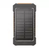 LogiLink PA0321 saules enerģijas ārējais akumulators 6000 mAh ar USB-C, IP65, melns