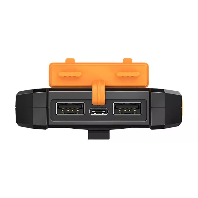 LogiLink PA0321 saules enerģijas ārējais akumulators 6000 mAh ar USB-C, IP65, melns