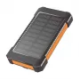 LogiLink PA0321 saules enerģijas ārējais akumulators 6000 mAh ar USB-C, IP65, melns