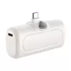 LogiLink PA0349W pārnēsājama ārējā baterija, 5000 mAh, LiPo, iebūvēts salokāms USB-C spraudnis un USB-C ports, balta