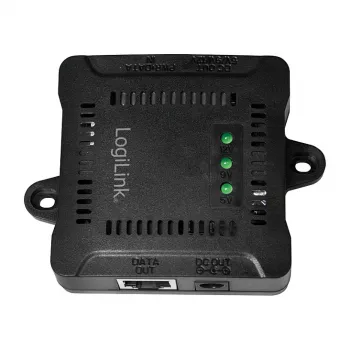 LogiLink POE005 PoE sadalītājs, 1 ports Gigabit, 24W maks., 5/9/12V DC izeja