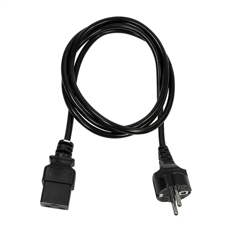 Logilink strāvas kabelis, CEE 7/7 uz IEC C19, melns, 3 m